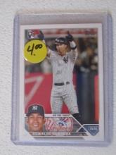 2022 TOPPS OSWALDO CABRERA RC YANKEES