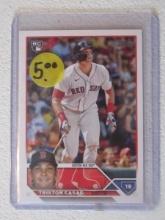 2023 TOPPS TRISTON CASAS RC RED SOX