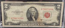 1953-C Red Seal $2 Silver Certificate