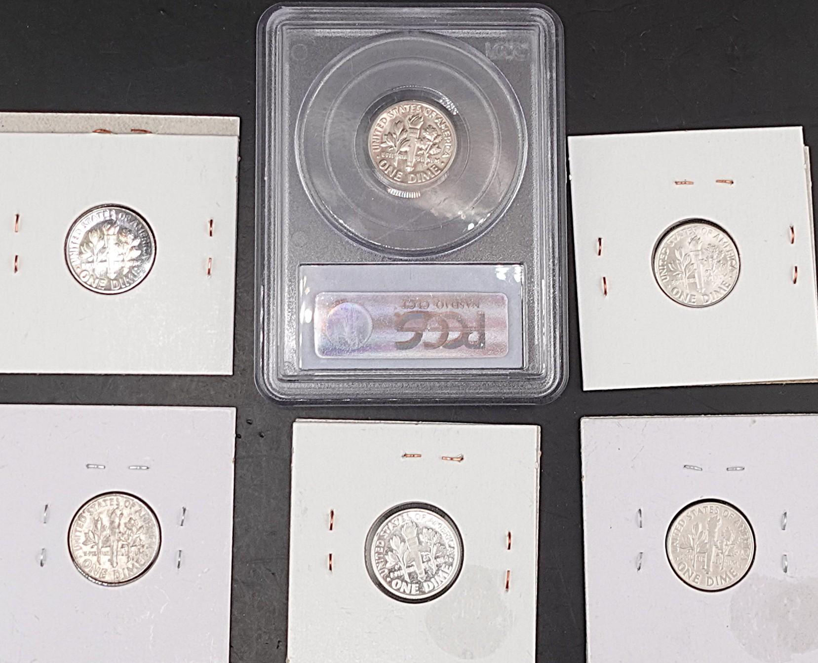 (6) Roosevelt Dimes