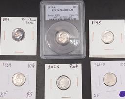 (6) Roosevelt Dimes