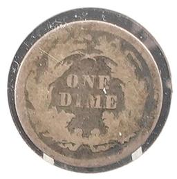 1874 Seated Dime