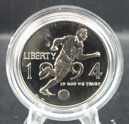 1994 World Cup Half Dollar and 1991-S Mount Rushmore Half Dollar