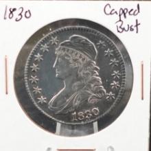 1830 Capped Bust Half Dollar