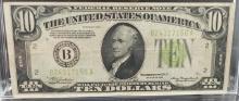 1934 Green Seal $10 Note