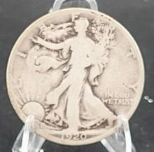1920-D Walking Liberty Half Dollar