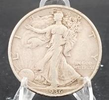 1936-D Walking Liberty Half Dollar
