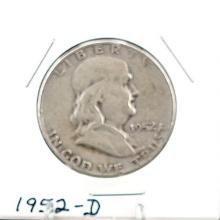 1952-D Franklin Half Dollar