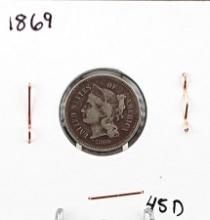 1869 3 Cent Piece