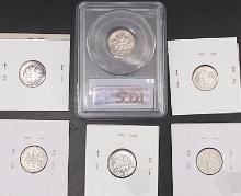 (6) Roosevelt Dimes