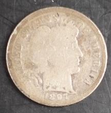 1897 Barber Dime