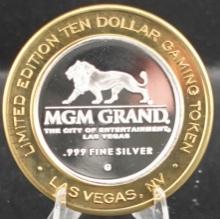 (2) $10 Silver Gaming Token