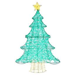 Costway 4-ft 520 LED Lighted Artificial Christmas Tree Xmas Tree Decor