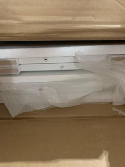 Costway Storage Organizer w/ 4 Drawers - White