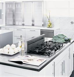 GE Monogram 36" Stainless Telescopic Downdraft - #ZVB36SH1SS