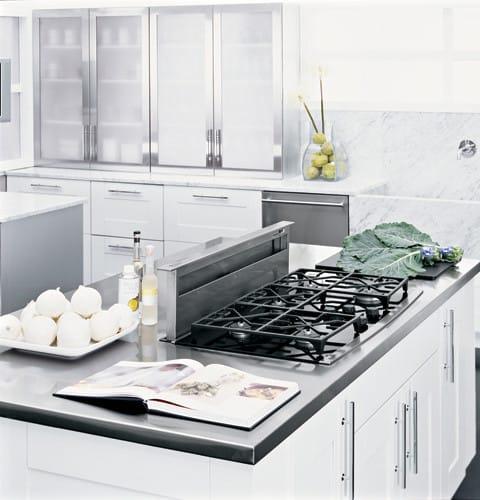 GE Monogram 36" Stainless Telescopic Downdraft - #ZVB36SH1SS
