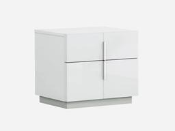 Oslo 19"H 2 Drawer Nightstand - Set of 2 - White