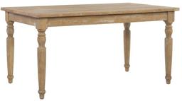 Linon Avalon Light Natural Brown Dining Table 59"W x 29.5"H