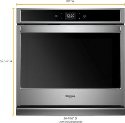 Whirlpool 30" Stainless Steel Electric Built In Single Oven #WOS51EC0HS