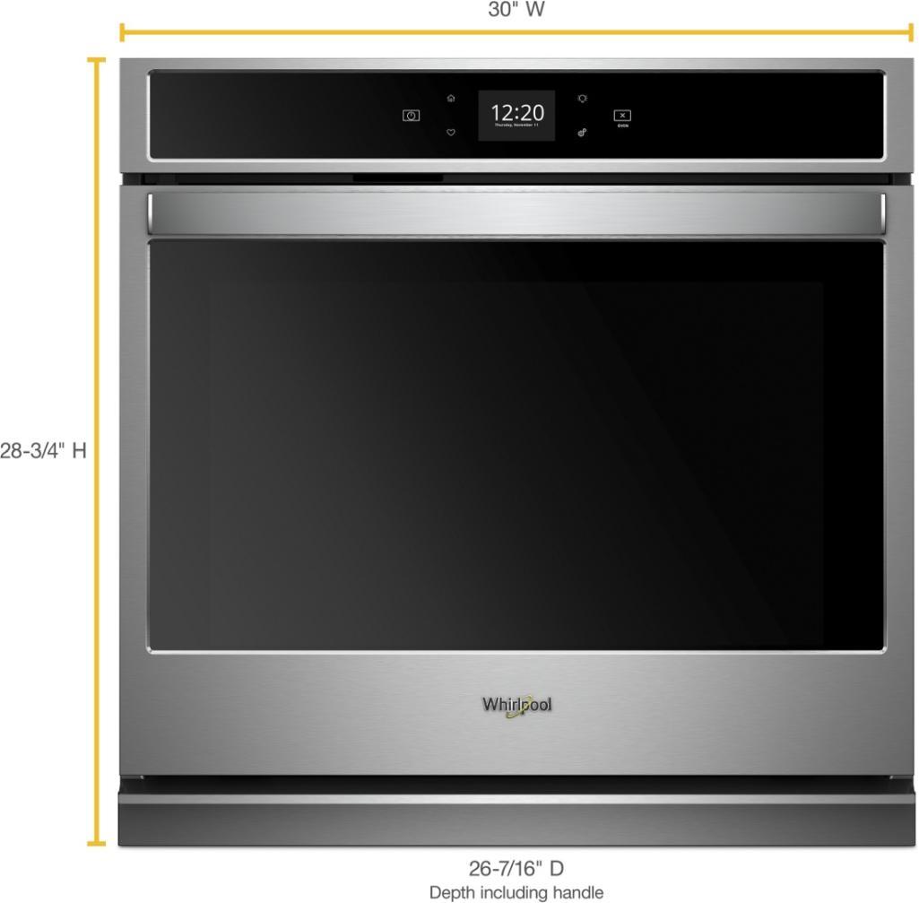 Whirlpool 30" Stainless Steel Electric Built In Single Oven #WOS51EC0HS