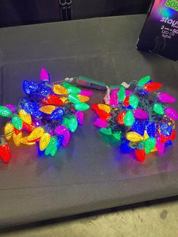 Sylvania Stay-Lit Platinum Strings LED C9 Christmas Lights Multi Color
