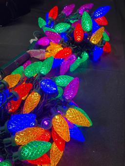 Sylvania Stay-Lit Platinum Strings LED C9 Christmas Lights Multi Color