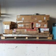 Pallet of Misc Left over items , incomplete items etc ..