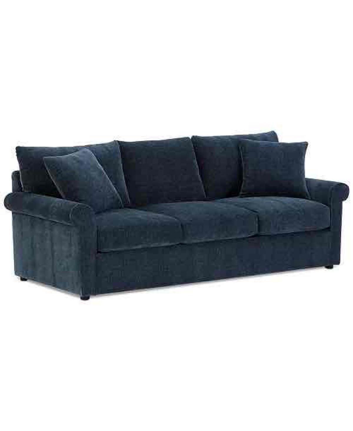 Wedport 88" Fabric Roll Arm Sofa