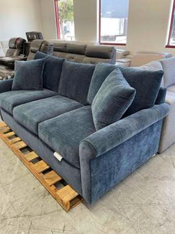 Wedport 88" Fabric Roll Arm Sofa