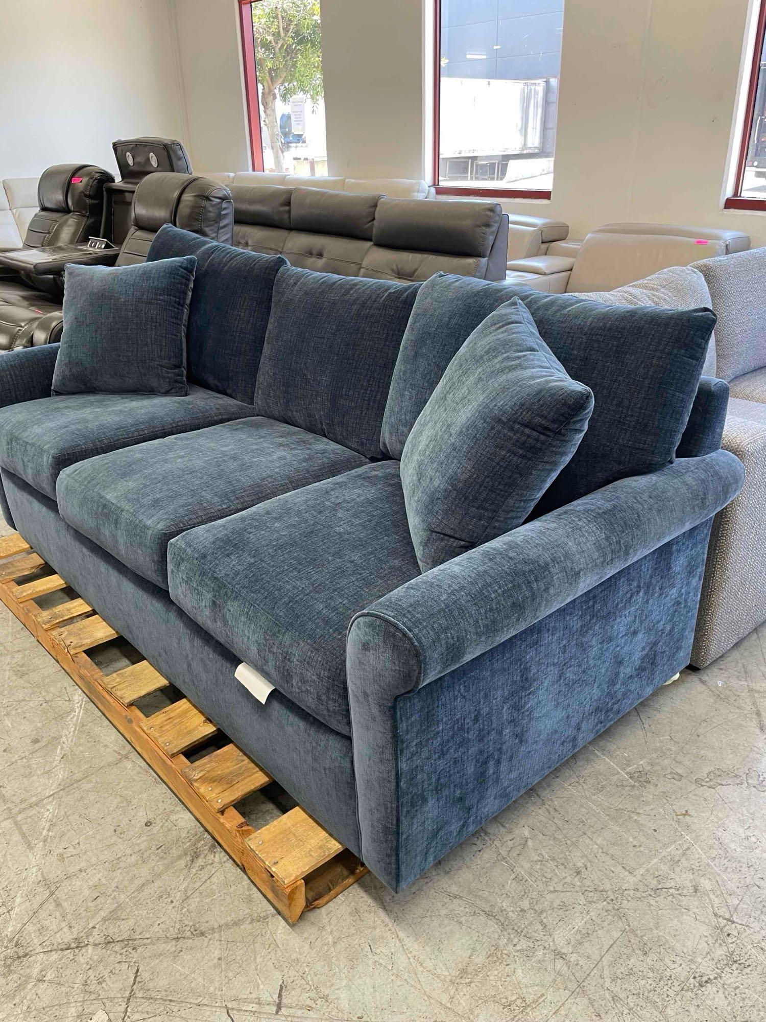 Wedport 88" Fabric Roll Arm Sofa