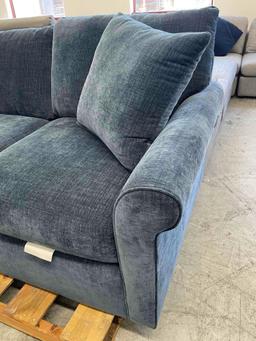 Wedport 88" Fabric Roll Arm Sofa