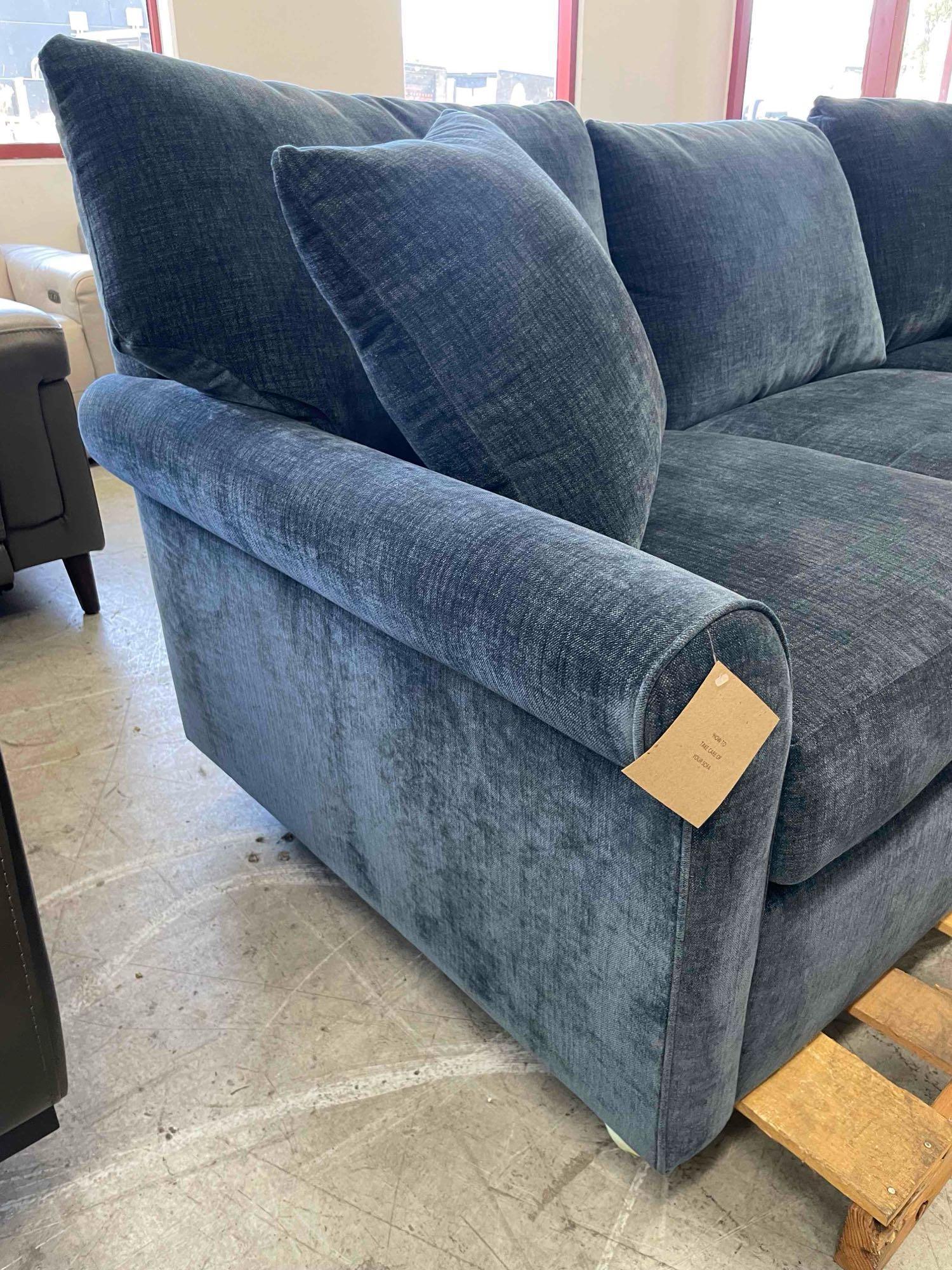 Wedport 88" Fabric Roll Arm Sofa
