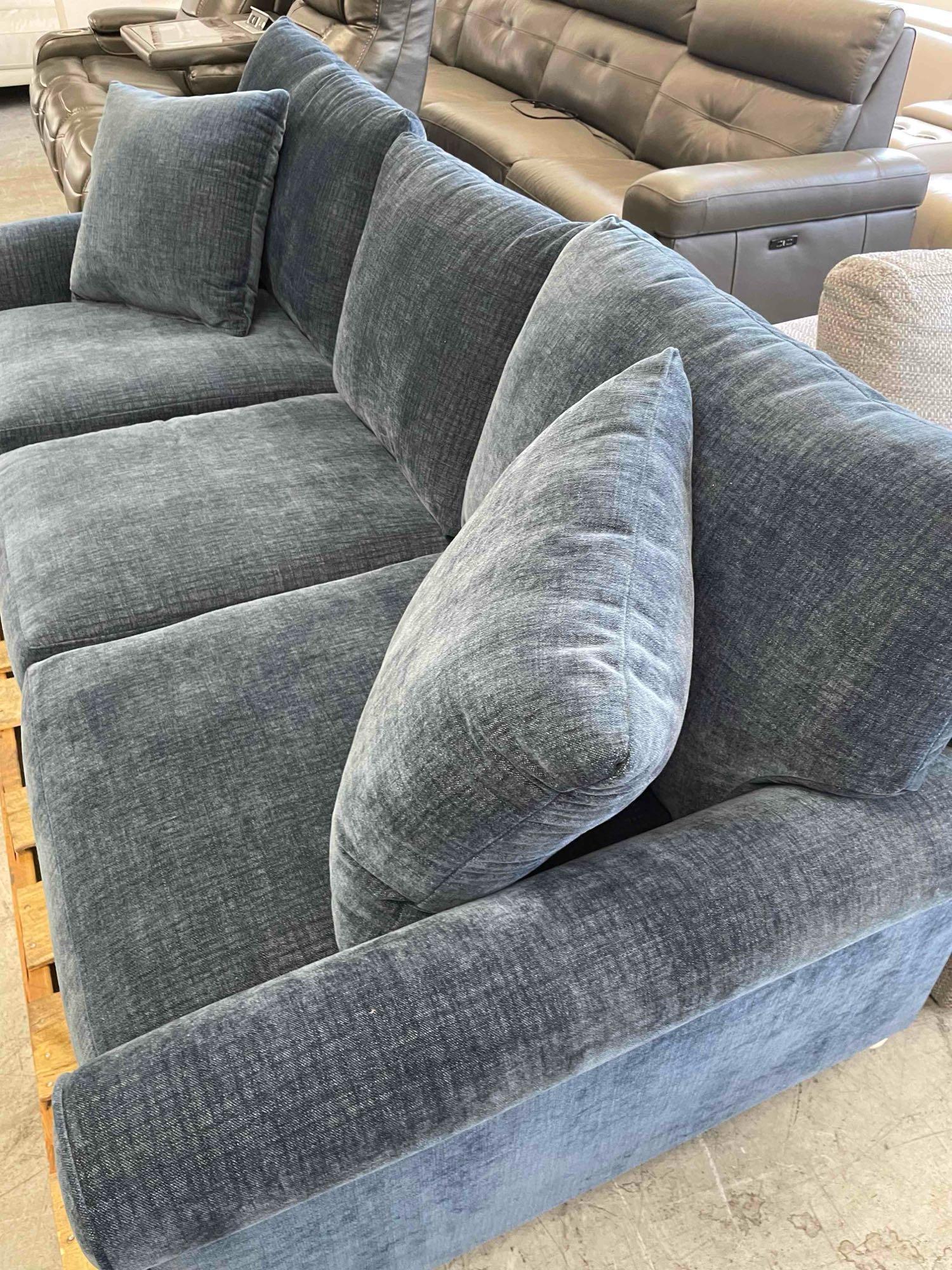 Wedport 88" Fabric Roll Arm Sofa