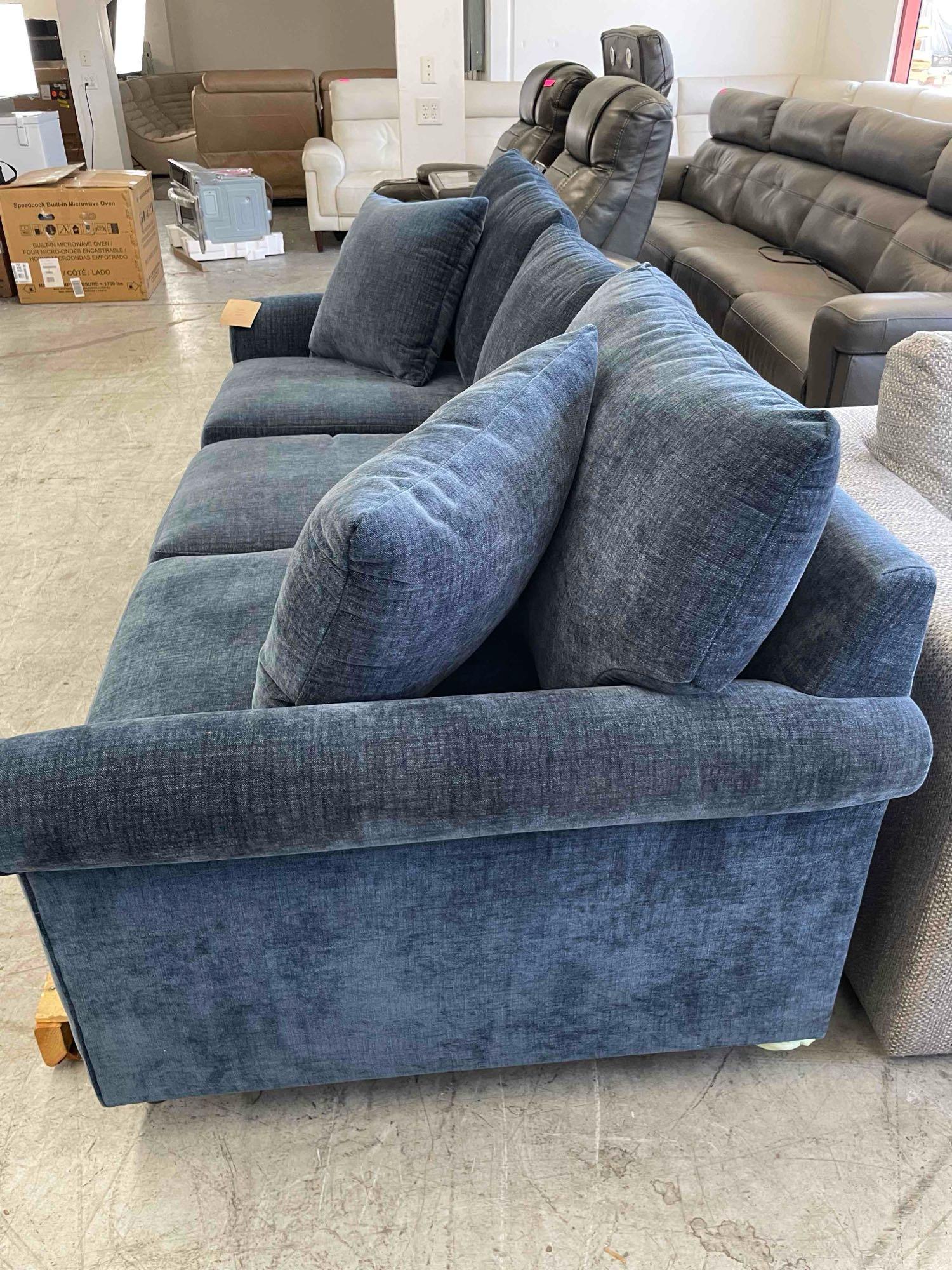 Wedport 88" Fabric Roll Arm Sofa