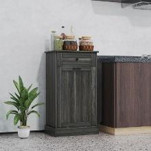 Kitchen Tilt Out Trash Bin - Charcoal Gray