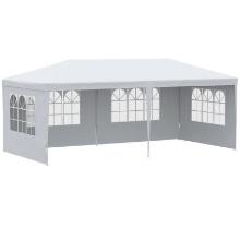 Large 20' x 10' Gazebo Canopy Party Tent - White