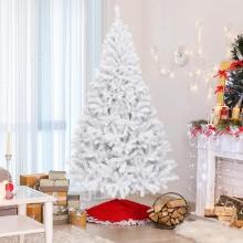 6 Ft White Christmas Tree with Metal Stand