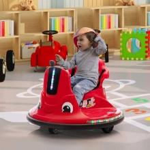 12V Kids Battery Powered Ride On Bumper Car with 360-degree spin, Remote Control, Music and Lights