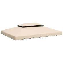 Outsunny Model 84C-101 or 84C-144 13.1' x 9.8' Gazebo Replacement Canopy (TOP ONLY) - White