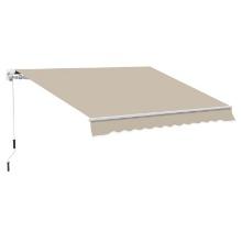 13' x 8' Retractable Awning - Beige