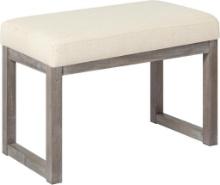 CangLong 27 Inch Wide Ottoman Bench - beige