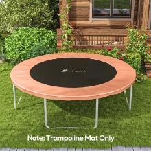 Trampoline Replacement Mat, Fits 14' Trampoline w/ 80 V-Hooks & 5.5" Springs - Orange