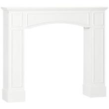 29" Wide Modern Fireplace Mantel - White