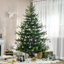 Nordic Pine Hinged Xmas Tree with Auto Open - green