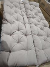 2 Seater Beige Bench Cushion