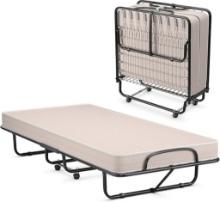Eletriclife Rollaway Folding Bed with 5" Memory Foam Mattress
