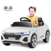 12V Battery Kids Licensed Audi SQ8 Ride on Car Toy - White #TQ10315US-WH
