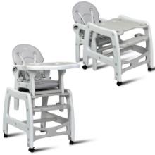 3 in 1 unisex Baby High Chair - Grey BB5604GR