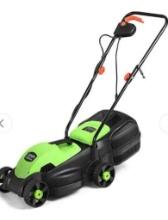 Corded Mower With Grass Bag Green ET10081GN
