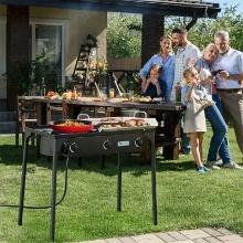 Costway 225,000-BTU Portable Propane 3 Burner Gas Cooker